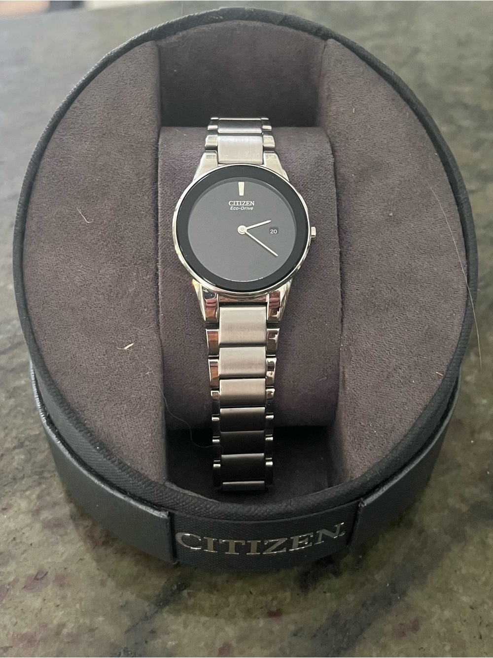 NEW Citizen AU1060-51E Eco-Drive
Axiom Watch Stainless, Faceless Black Dial woma